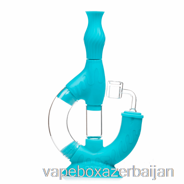 E-Juice Vape Ooze Echo Silicone Water Pipe Aqua Teal (Teal)